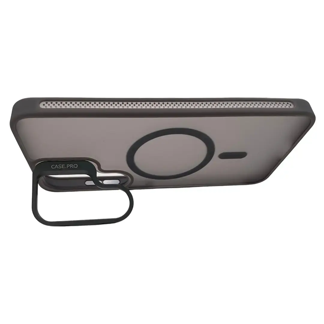 Samsung Galaxy S26 MagSafe Smoke Camera Stand Case Gray